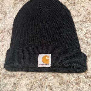 Carhartt Dark Knit Hat with Logo